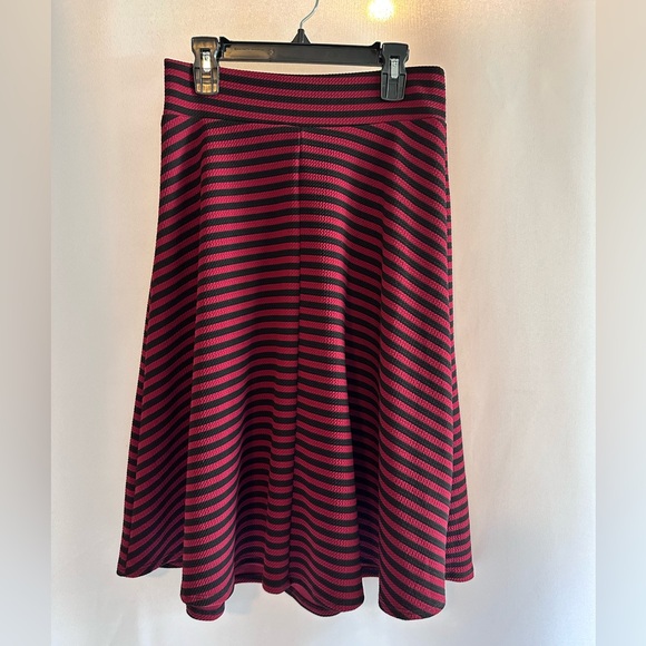 SIRENS Women’s Stripped Skater Skirt - Picture 2 of 5